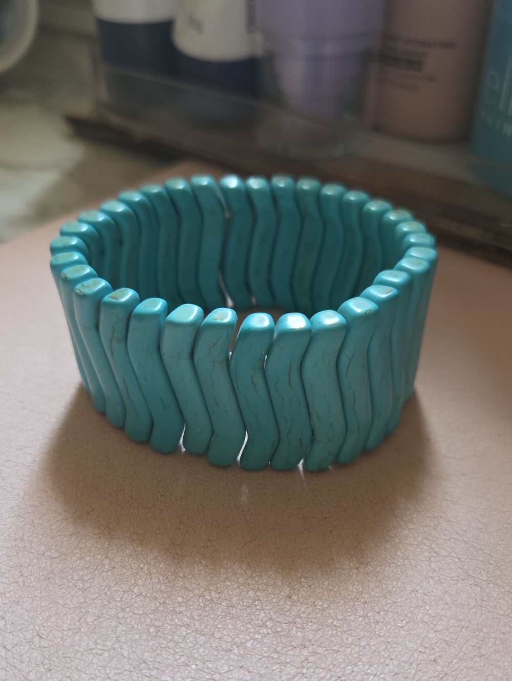 Turquoise Stretch Chevron Bracelet - Women Jewelry Bracelets